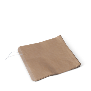 2 Square Brown Paper Bag
