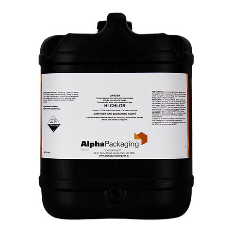 20lt Liquid Chlorine