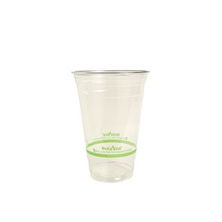 600ml RPET Green Line Plastic Cup