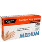 Medium Clear Vinyl Glove