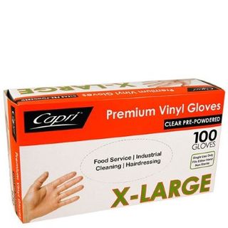 XL Vinyl Clear Glove
