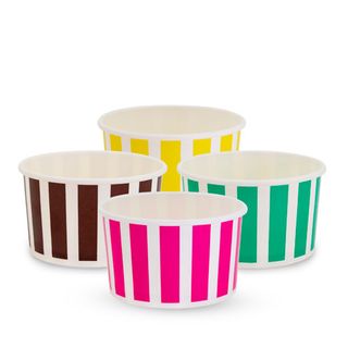 5oz (210ml) Candy Stripe Icecream Cup