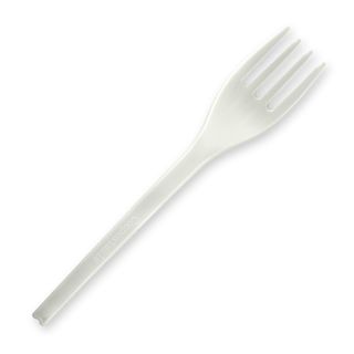 6in (15cm ) PLA Fork - White