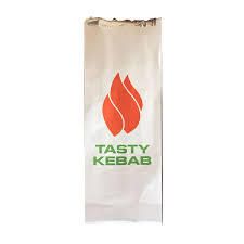 Foil Lined Printed Kebab Bag