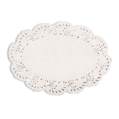 6 x 9 Inch Oval Lace Doyley