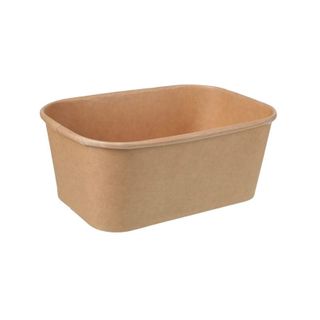 1000ml (Large) Food Tub - Kraft