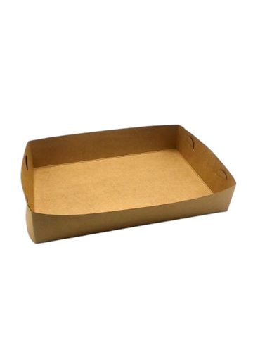 Medium Brown Kraft Food Tray