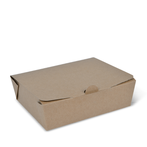 Large Food Box Takeaway Kraft Brown