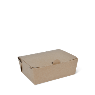 Small Food Box Takeaway Kraft Brown