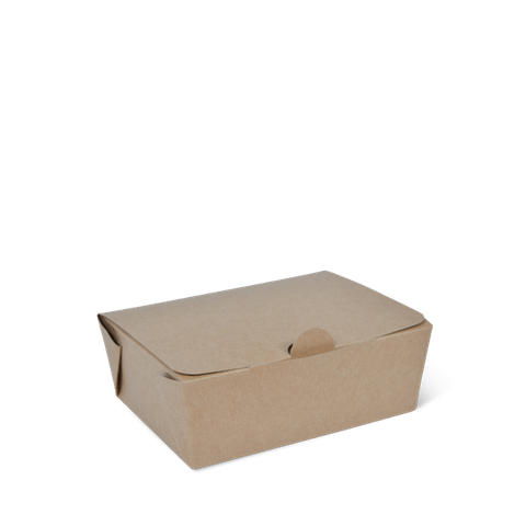 Small Food Box Takeaway Kraft Brown