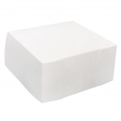 8 x 8 x 4 Milkboard Cake Box