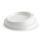 12/16oz Bio Plastic White Hot Cup Lid