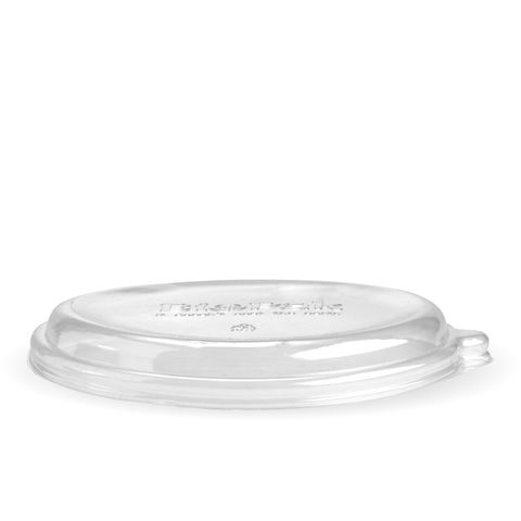 24-48oz Sugarcane Bowl Clear PET Lid