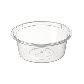 2oz (75ml) Round Plastic Container