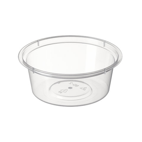 2oz (75ml) Round Plastic Container