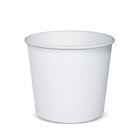 28oz (850ml) Paper Bowl - White