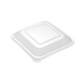 350ml Square Clear Dome Lid