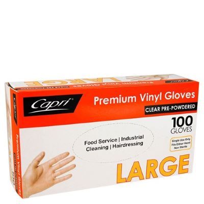 Large Clear Vinyl Glove