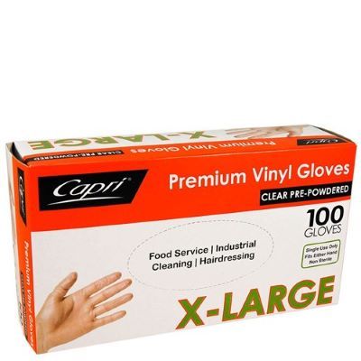 XL Vinyl Clear Glove