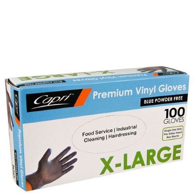 XLarge Blue Vinyl Glove - Powder Free