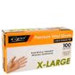 XL Vinyl Clear Glove -  Powder Free