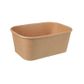 1000ml (Large) Food Tub - Kraft