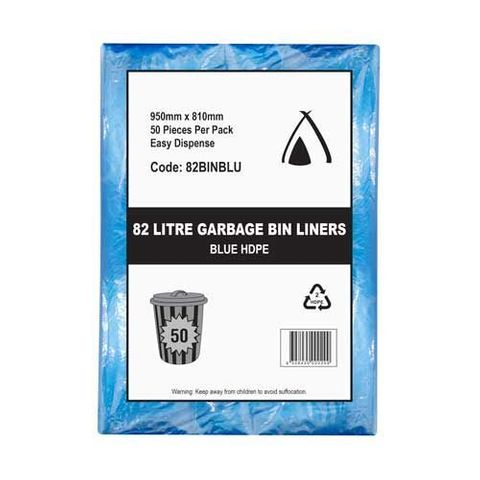 85lt HDPE Blue Bin Liner