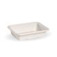 500ml Sugarcane Rectangle Base -  White