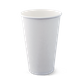 16oz (PE) Single Wall White Hot Cup