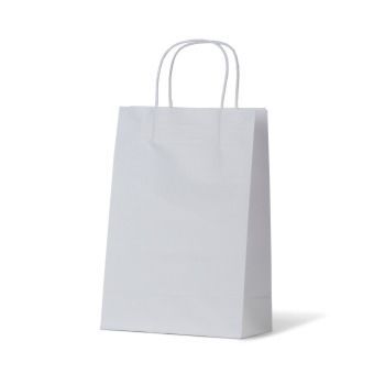 WJ Twist Handle Carry Bag - White