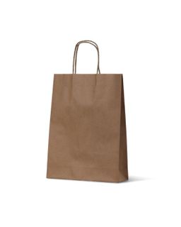 BI Twist Handle Carry Bag - Kraft