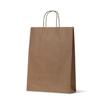 BM Twist Handle Carry Bag - Kraft