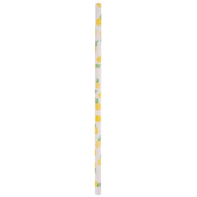 3 Ply Regular Paper Straw Pineapple