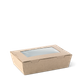 Medium PLA Kraft Window Lunch Box