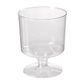 185ml Clear Plastic Wine Glass