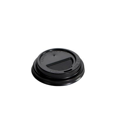 4oz Travel Plastic Lid - Black