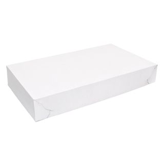 Full Slab White Cake Box