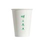 12oz Aqueous Single Wall Hot Cup - White
