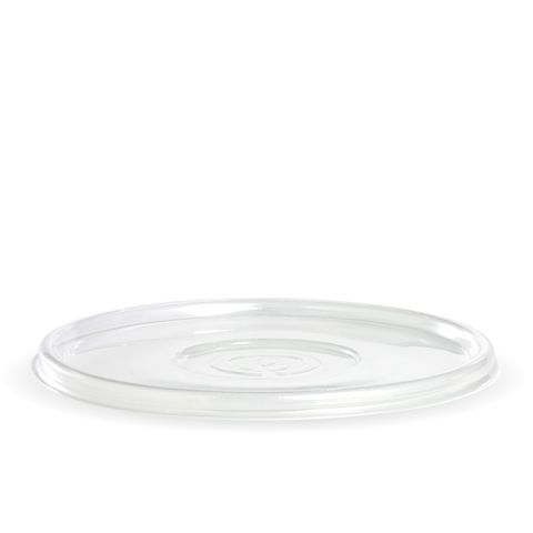 24-48oz Sugarcane Bowl Clear PP Hot Lid