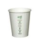 8oz Aqueous Single Wall Cup - White