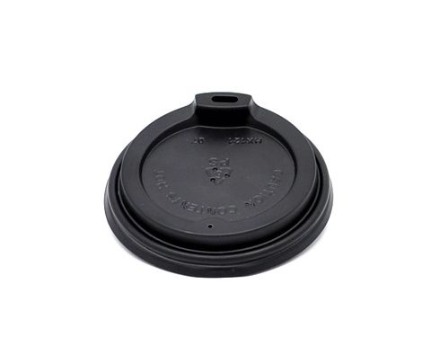 12/16oz Plastic Spout Cup Lid Black