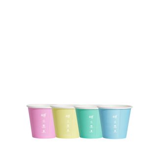 4oz Single Wall Aqueous Cup - Pastel