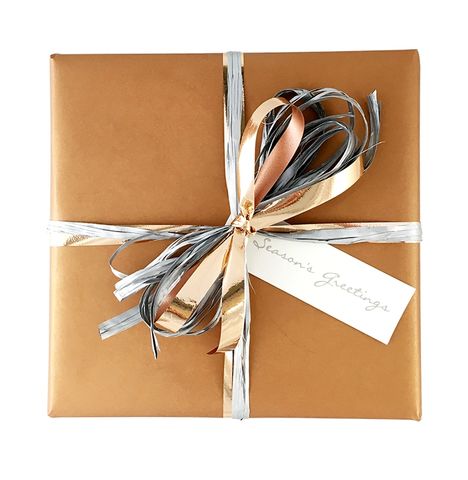 Gift Wrap - 60cm Copper on Kraft