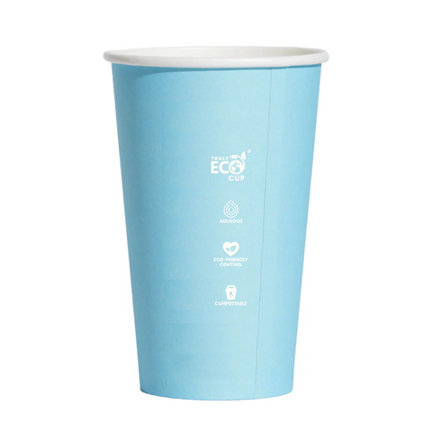 16oz (90mm) Single Wall Hot Cup - Pastel