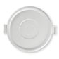 24-48oz Sugarcane Bowl Lid - White