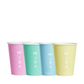 12oz Aqueous Single Wall Hot Cup Pastel