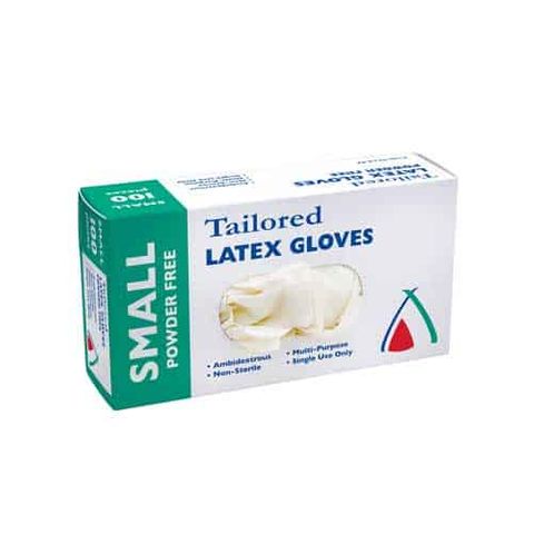 Small Natural Latex Glove Powder Free