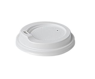 8/12/16oz (90mm) Sipper Lid - White