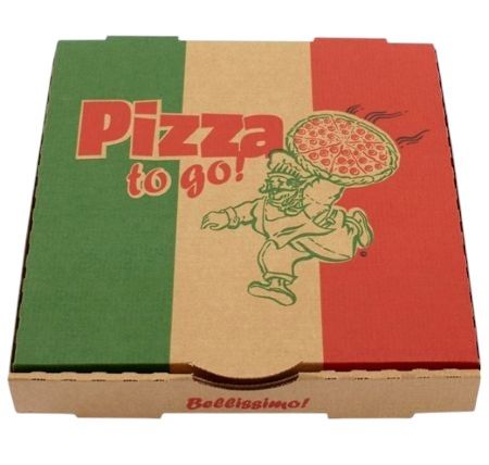 18in Brown Pizza to Go Pizza Box