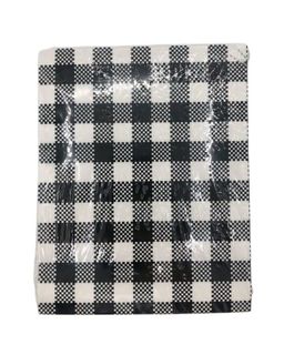 150 x 190mm Black Gingham Cafe Pack